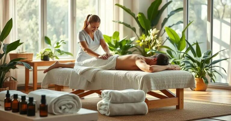divulgação de serviços de massoterapia