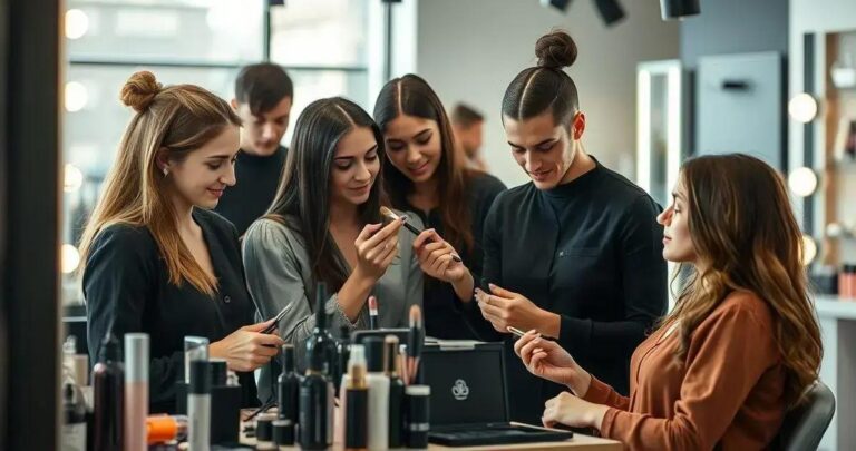 equipe para salão de beleza